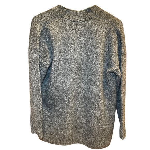 NWT Old Navy Cozy-Knit Open-Front Long Cardigan Sweater Duster Charcoal XS - Picture 2 of 9